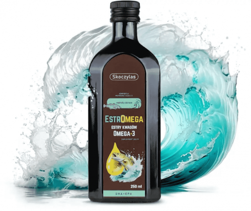 Estromega rybie kwasy omega 3 DHA+EPA 250 ml