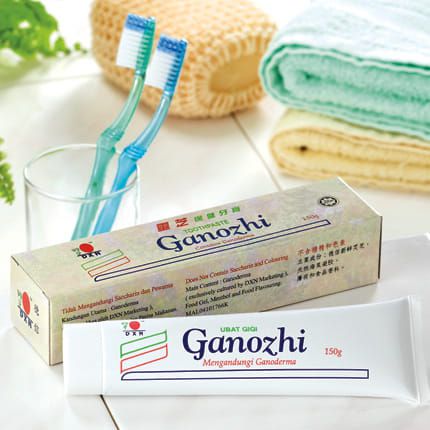 GANOZHI TOOTHPASTE  150 g / Pasta do zębów z ekstraktem z Reishi,  bez fluoru, dla każdego
