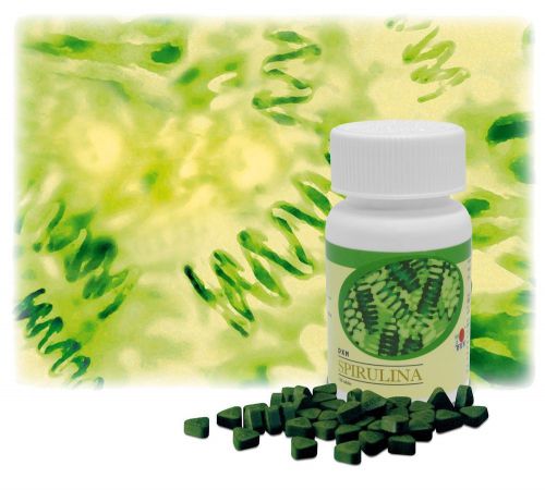 SPIRULINA 500 tabletek po 250 mg / Alga Spirulina platensis, wysoka zawartość chlorofilu