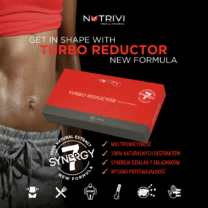Turbo Reductor New Formula 60 kapsułek / Suplement diety pomocny w zrzucaniu zbędnych kilogramów
